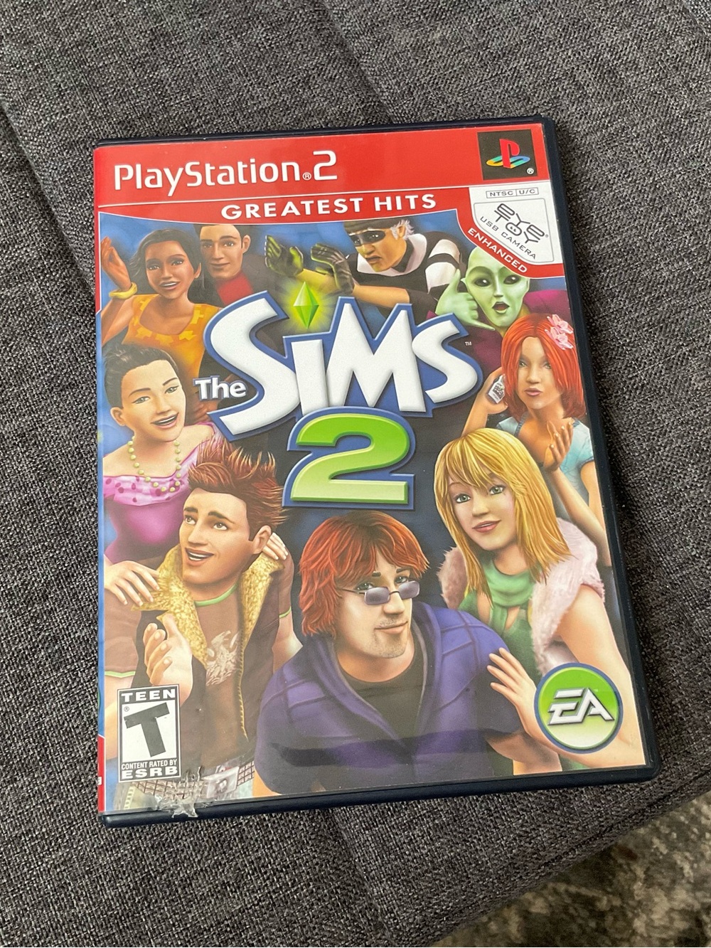The Sims 2 (PlayStation 2) - Red Cover